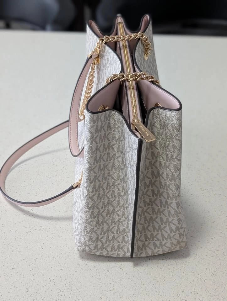 Michael Kors Teagan LG Long Drop Satchel - Powder Blush (New w/ - photo 5