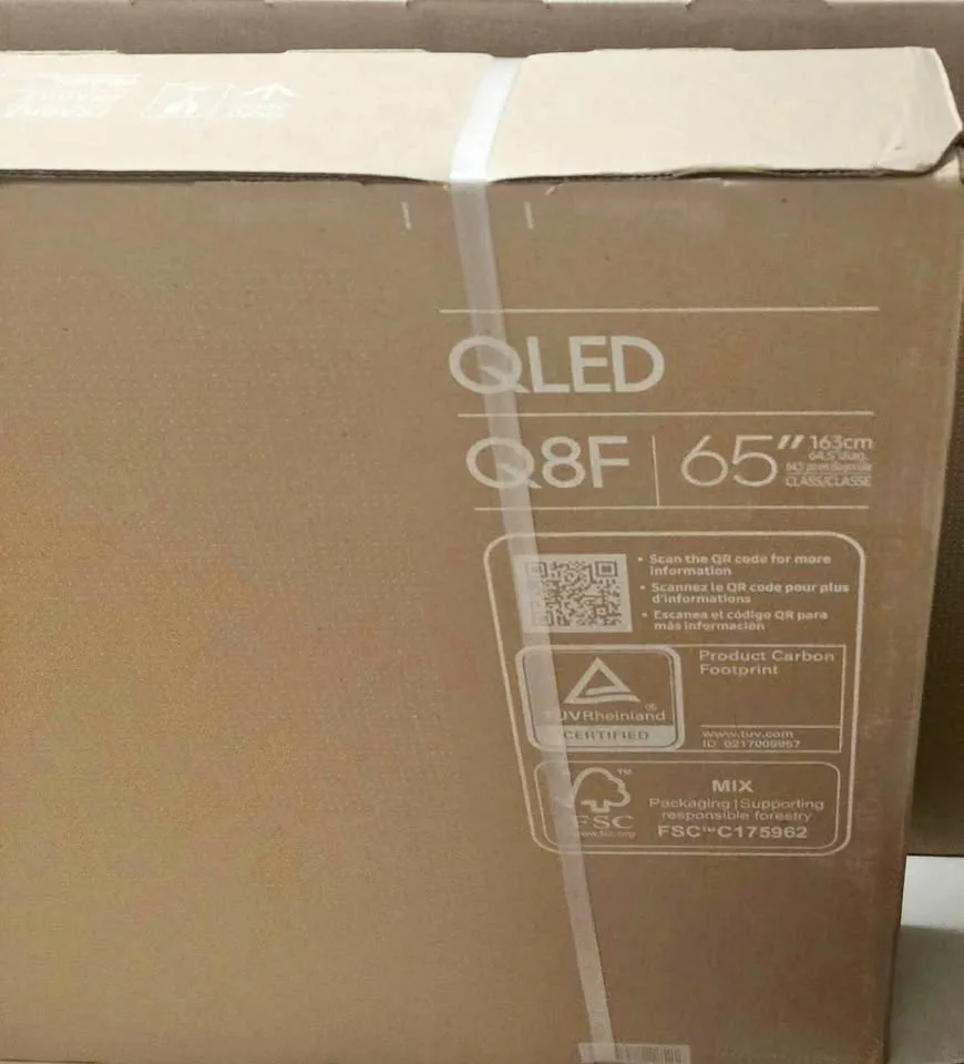 Samsung QLED 65 inch UHD 4k TV (Q8F 2025)