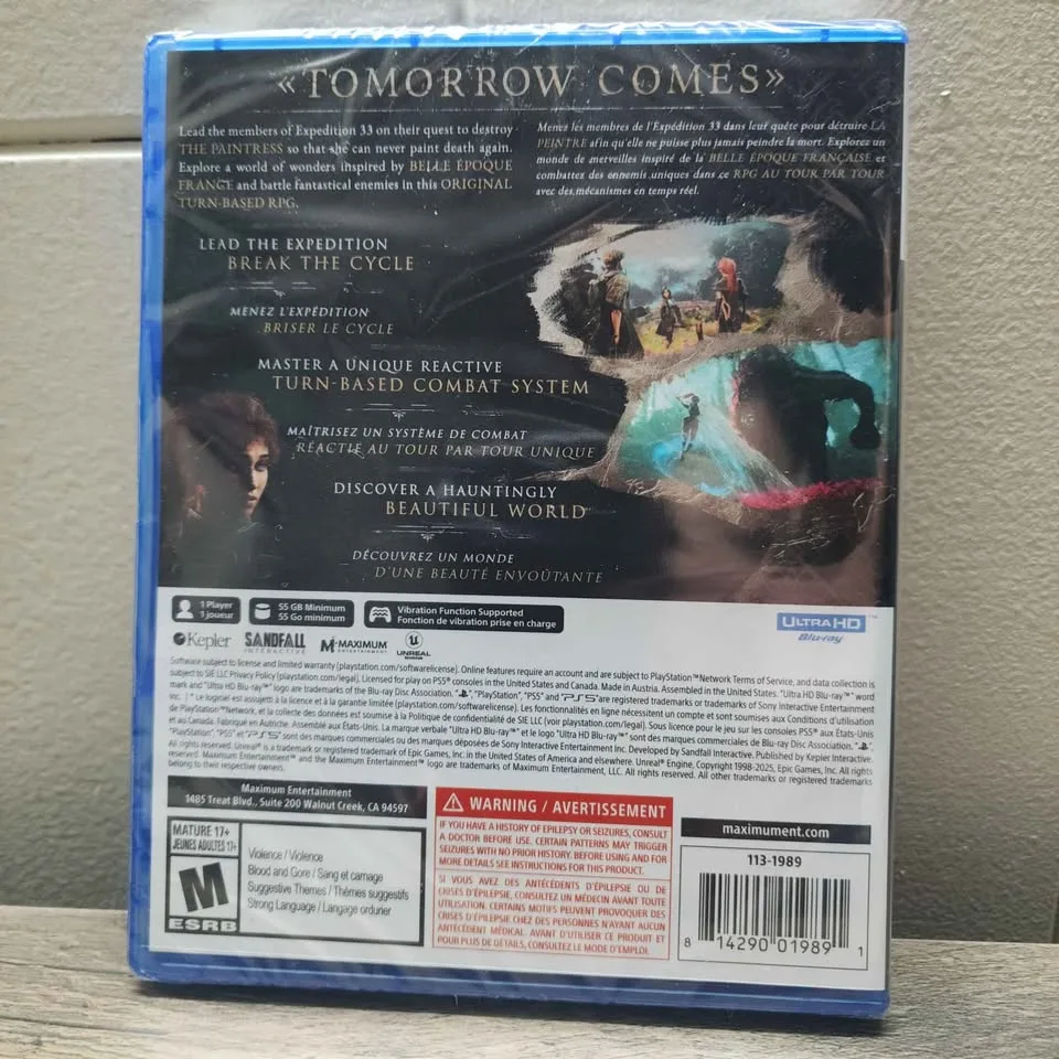 New, unopened Clair Obscur : Expedition 33 PS5 image indicator(2)