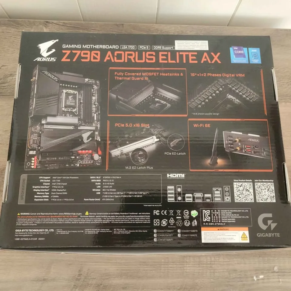 Gigabyte Aorus Elite AX Z790 LGA 1700 Motherboard image indicator(4)
