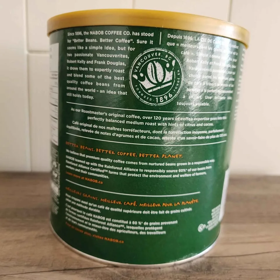 New Sealed Nabob 1896 Tradition Coffee 930g Medium Roast image indicator(4)