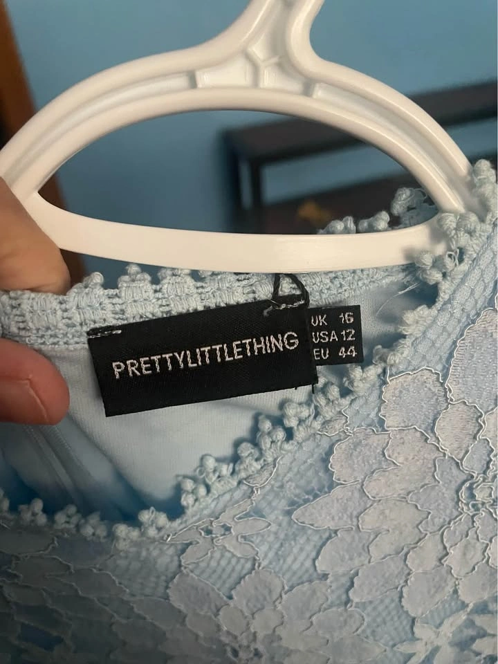 PLT Dusty Blue Lace Dress - photo 3