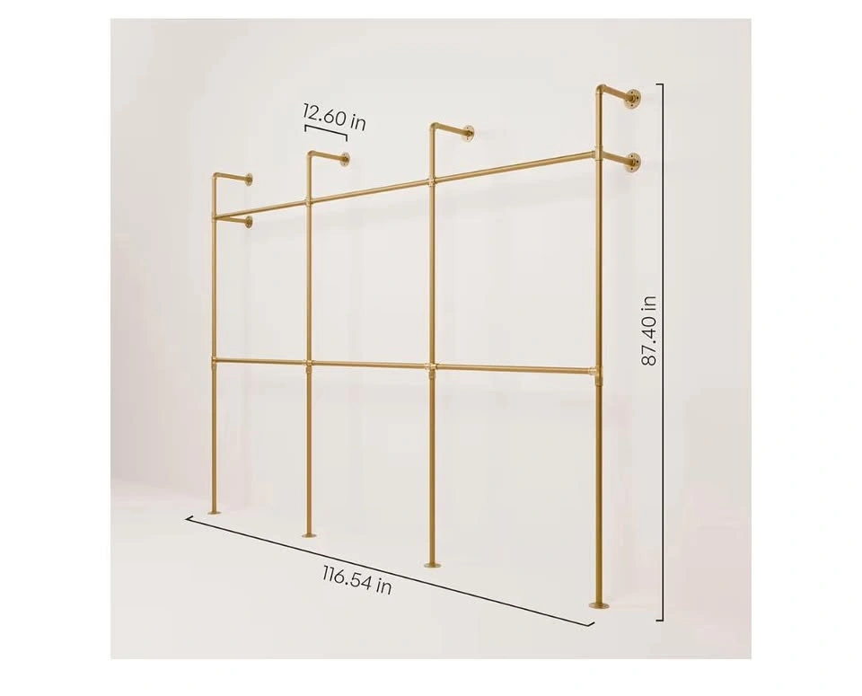 PAMO FREESTANDING CLOTHES RAIL INDUSTRIAL - photo 2