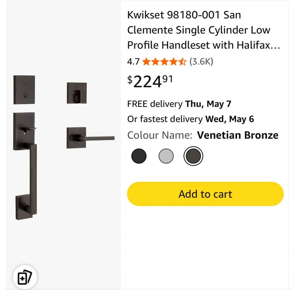 FRONT DOOR LOCK SET - photo 4