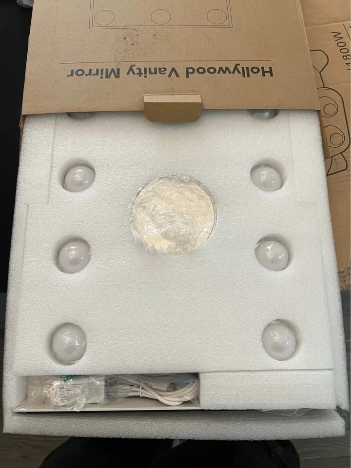 Vanity Mirror with Lights, 3 Color Modes - photo 2