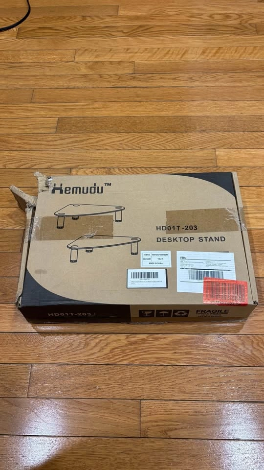 Hemudu Monitor Stands (2 Units) – Adjustable Height - photo 2