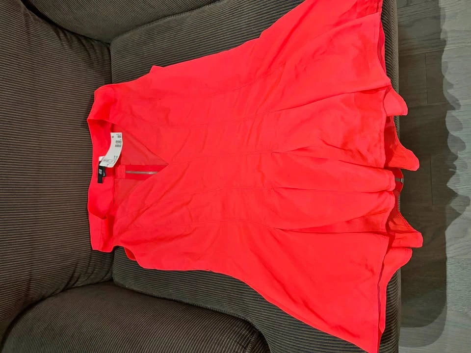 Hot Pink Peplum Top