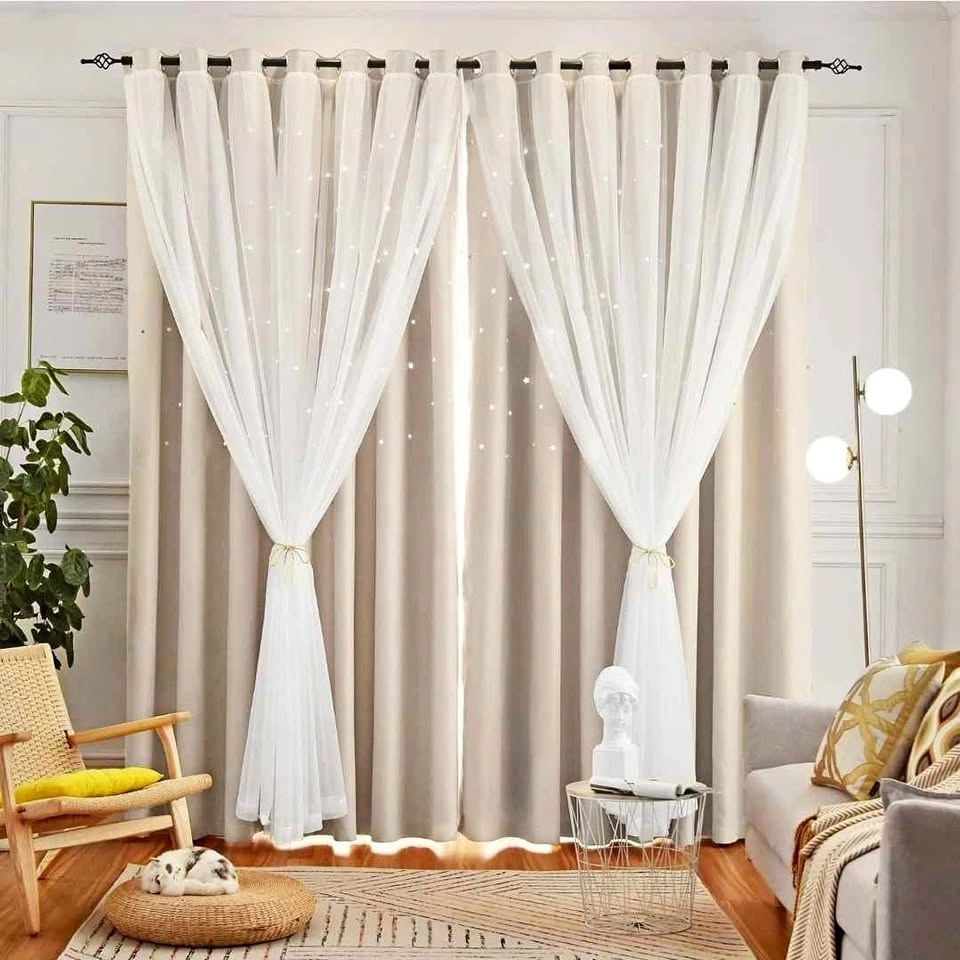 A&H Home Decor Premium Star Curtains