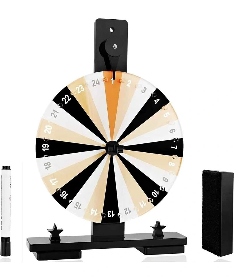 New Prize Wheel 24 Slots Dry Erase Board Game