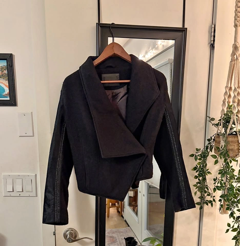 Line Black Coat Jacket (size S)