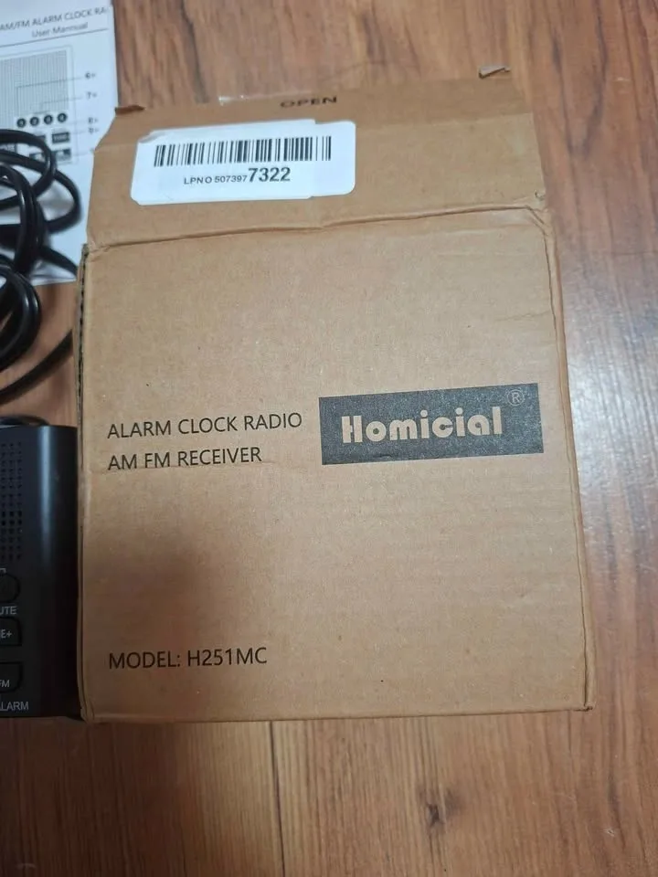 Homicial H251MC Digital AM/FM Alarm Clock Radio - photo 2