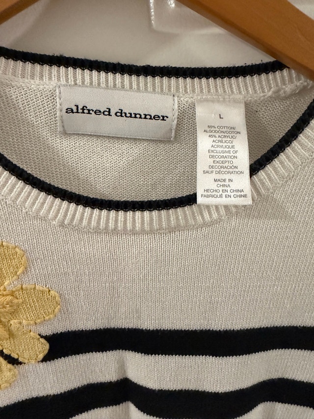 Alfred Dunner Short-Sleeve Sweater - Size Large - photo 3