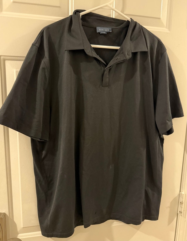 Kit and Ace Polo Shirt XL Black