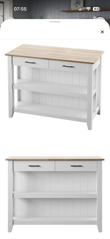 Brand New Kitchen Island – Small Space / Condo – Unopened Box - photo 3