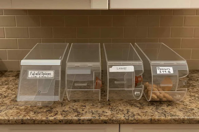 4 Acrylic Food Storage Containers thumbnail