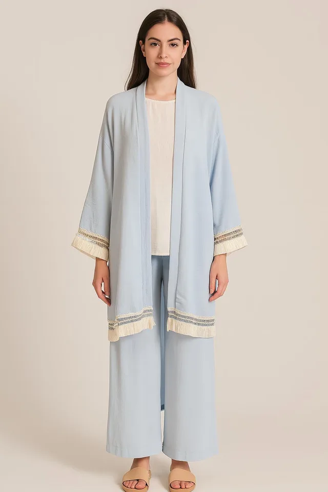Blue Kimono women Set thumbnail