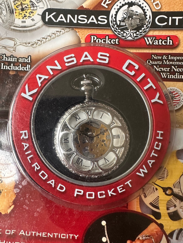 Kansas City Railroad Pocket Watch - photo 3
