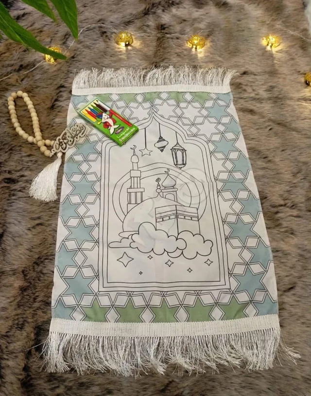 Colour-Your-Own Prayer Mat for kids thumbnail