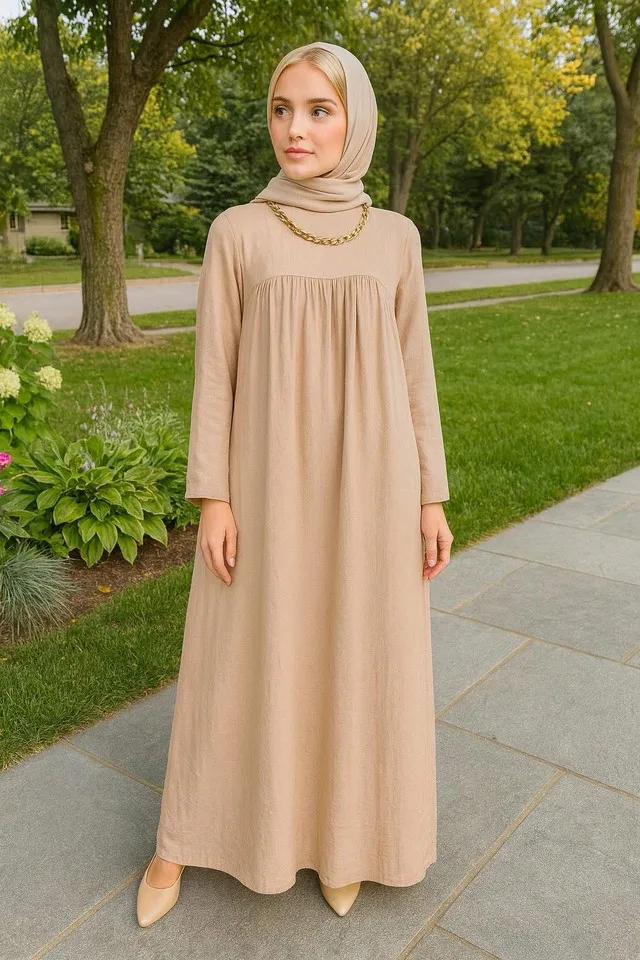 Beige Maxi women’s Dress thumbnail