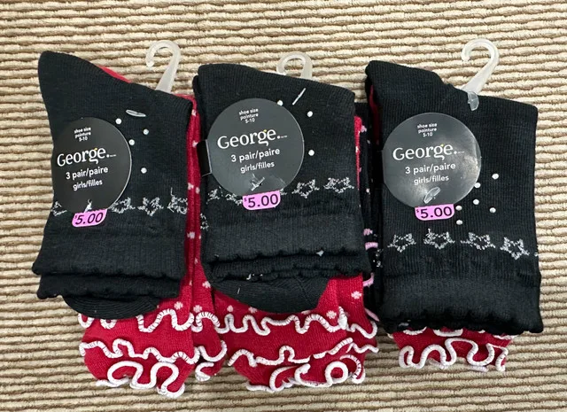 George Girls Socks 1 pair for $1 thumbnail