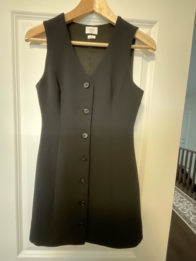 Aritzia Wilfred Black Dress XS New - photo 2