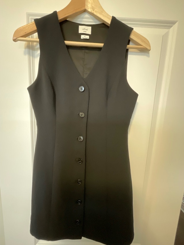 Aritzia Wilfred Black Dress XS New - photo 3