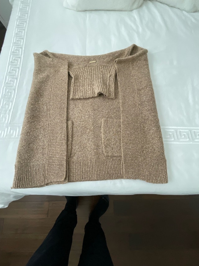 Michael Kors Ladies Beige Wool Shawl XS - photo 5