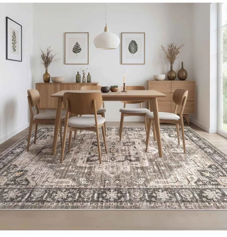 Area Rug 10x14 Washable Vintage Soft Traditional - photo 3
