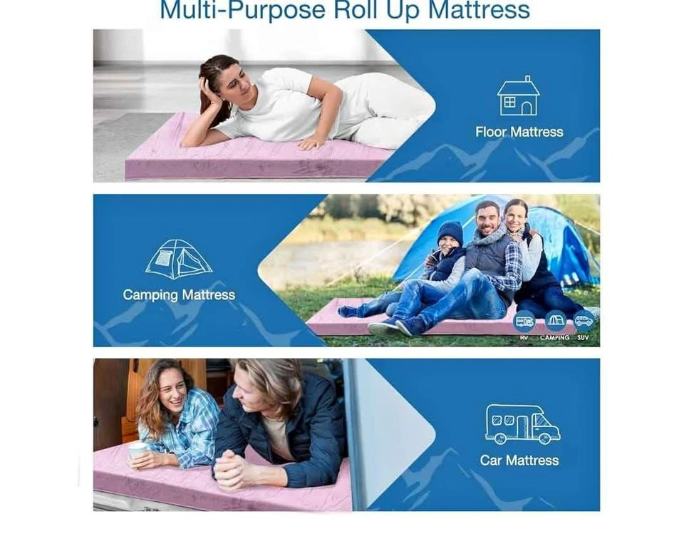 KingChii CertiPUR-US Memory Foam Camping Mattress