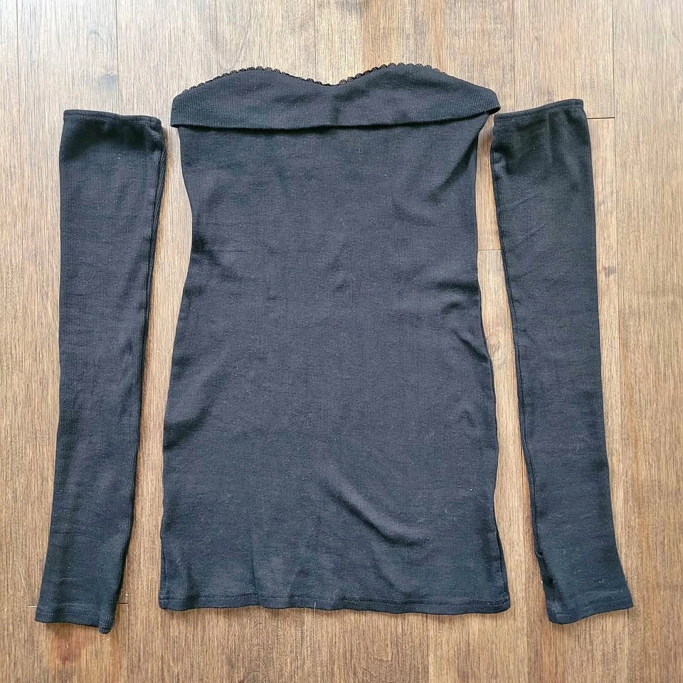 Bodycon Dress with Arm Sleeves