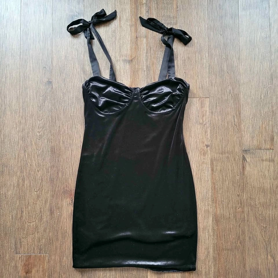 Garage Velvet Bodycon Dress
