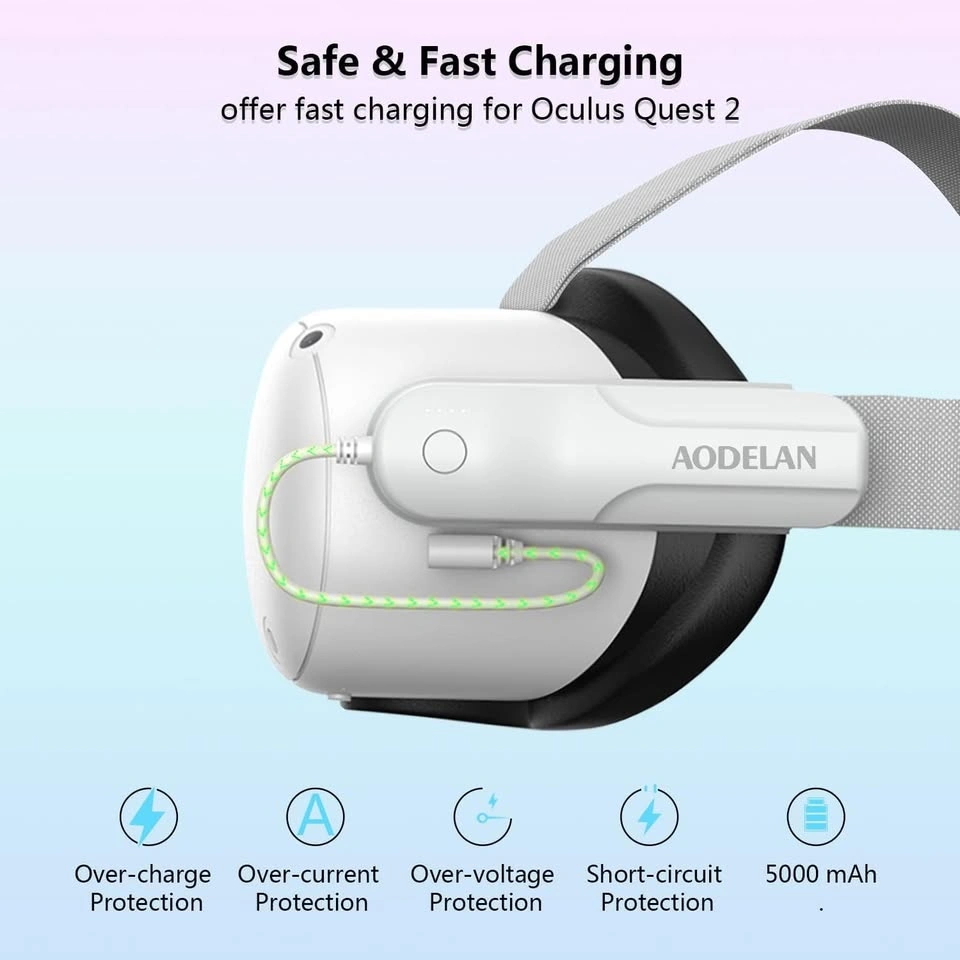 Oculus Quest 2 Battery Pack - 5000mAh Rechargeable - photo 2