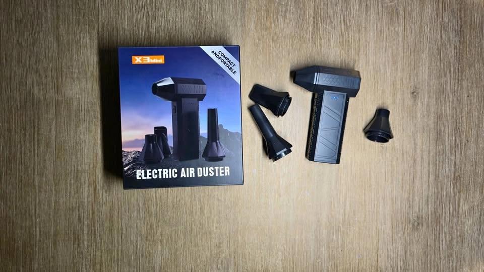 Portable Electric Air Duster & Fan - 110,000RPM Turbo Power