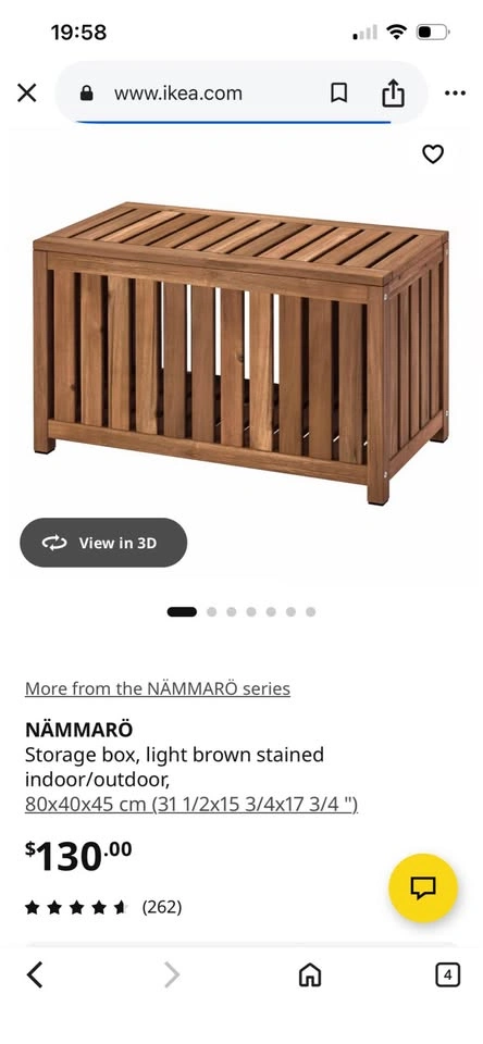 2 Ikea Outdoor Storage Boxes - $120 - photo 3