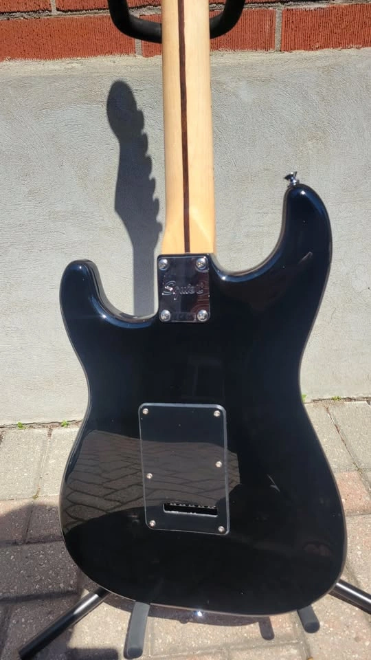 $250 Squier Stratocaster HSS Electric Guitar – Black - photo 2