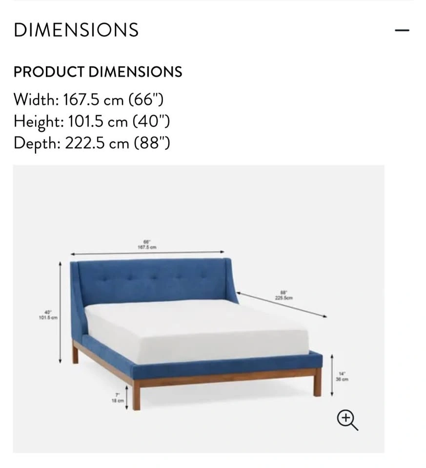 Queen Bed Frame - Structube - photo 3