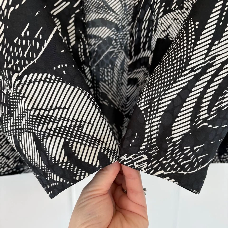 Vintage Tropical Cheetah Jungle Graphic Print Blazer - Size M - photo 4