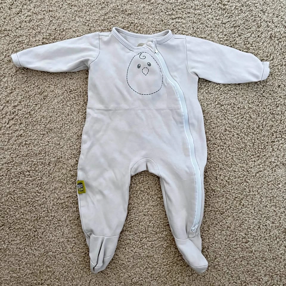 Nested Bean 3-6 Months Zen Footie Weighted Sleepwear