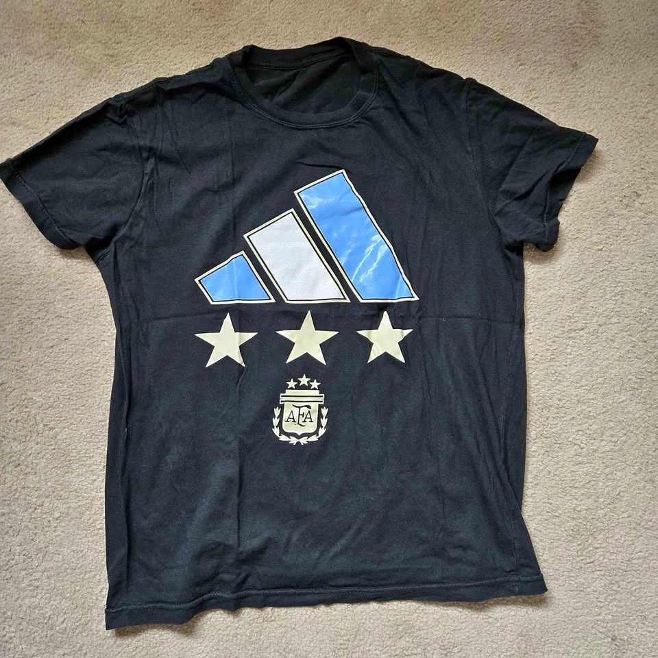 Argentina Adidas 3-Star Champions T-Shirt - XS/S
