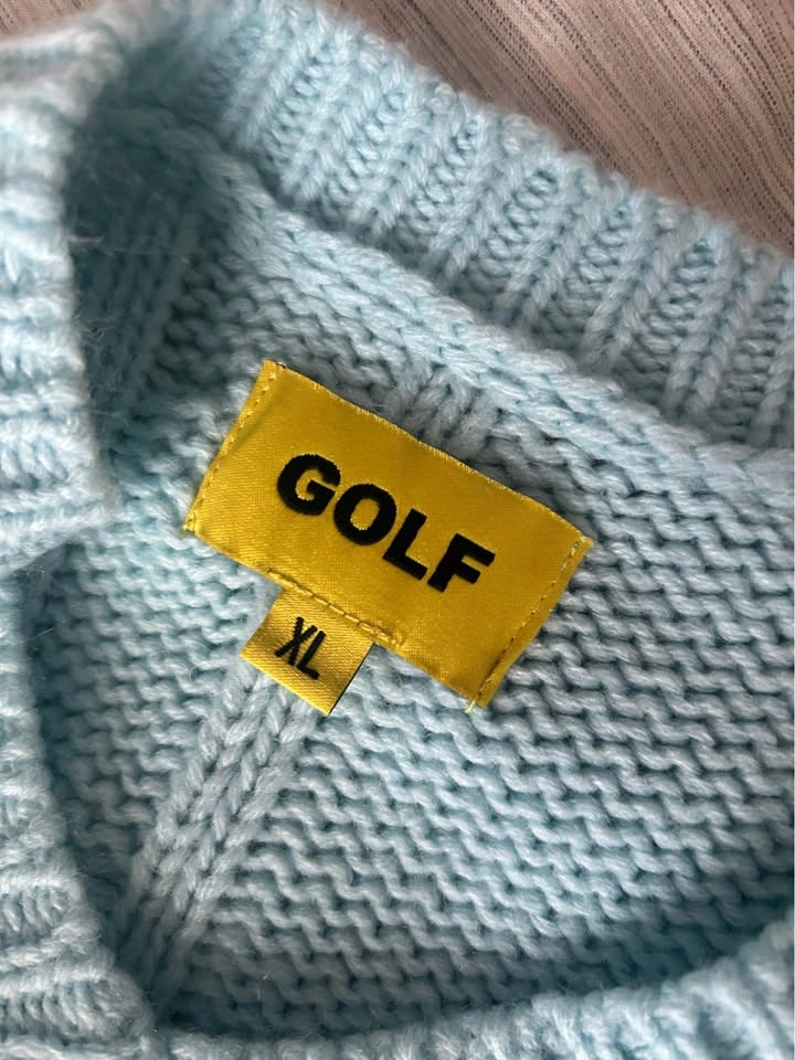 Tyler the Creator Golf Wang blue sweater vest - photo 3
