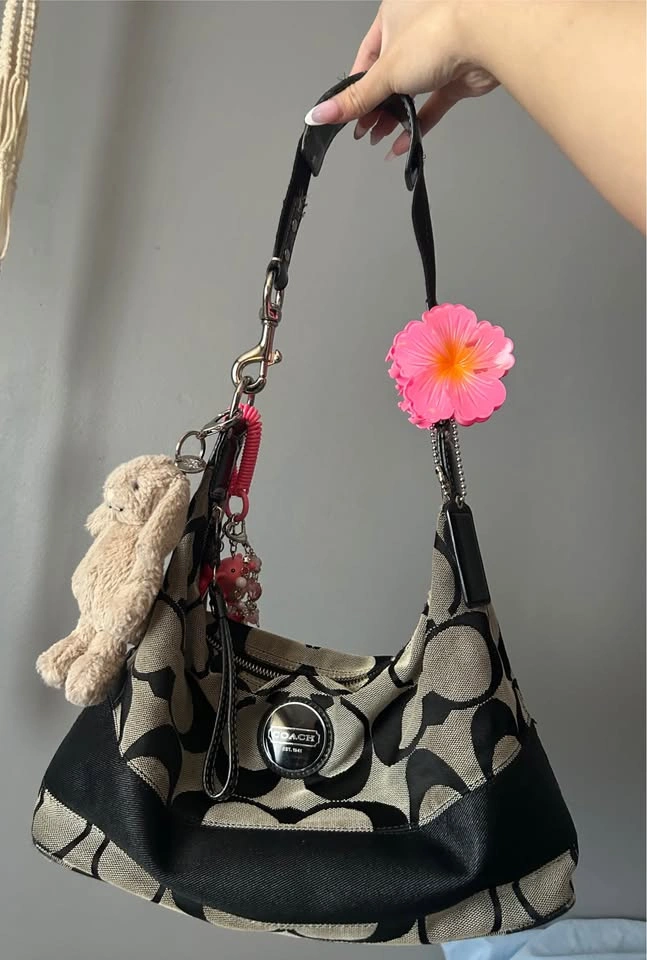 Y2K Coach Legacy Signature Stripe Hobo Bag - photo 2