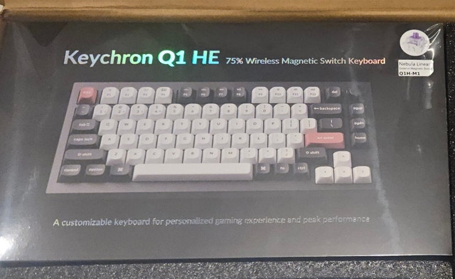 Keychron Q1 HE Wireless Mechanical Keyboard - BNIB