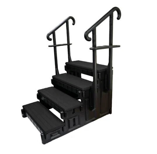 Swim Spa Steps 36" 4 Tier (Black)