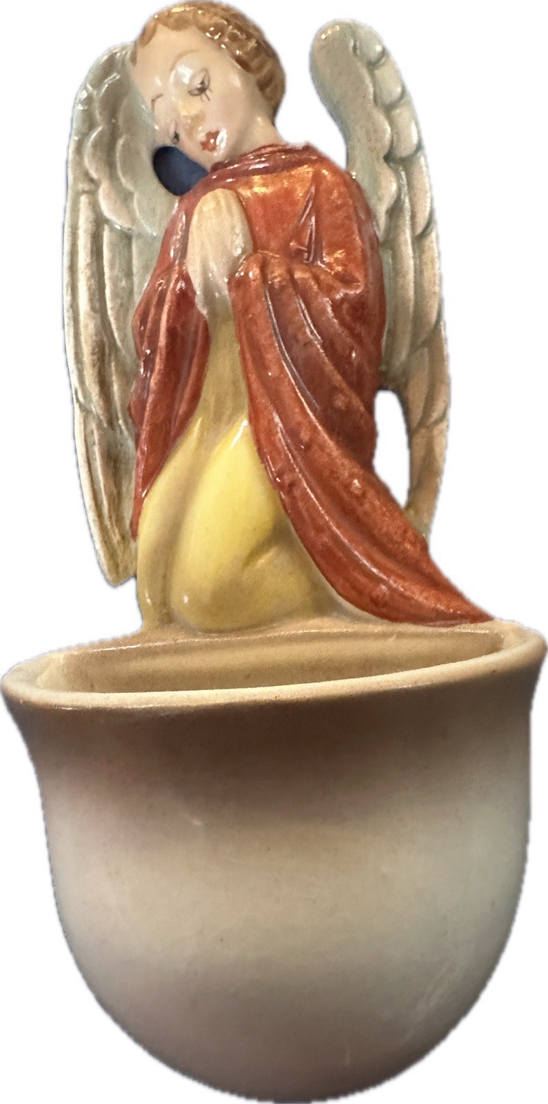 RARE Goebel Hummel Guardian Angel Holy Water Font TMK-1