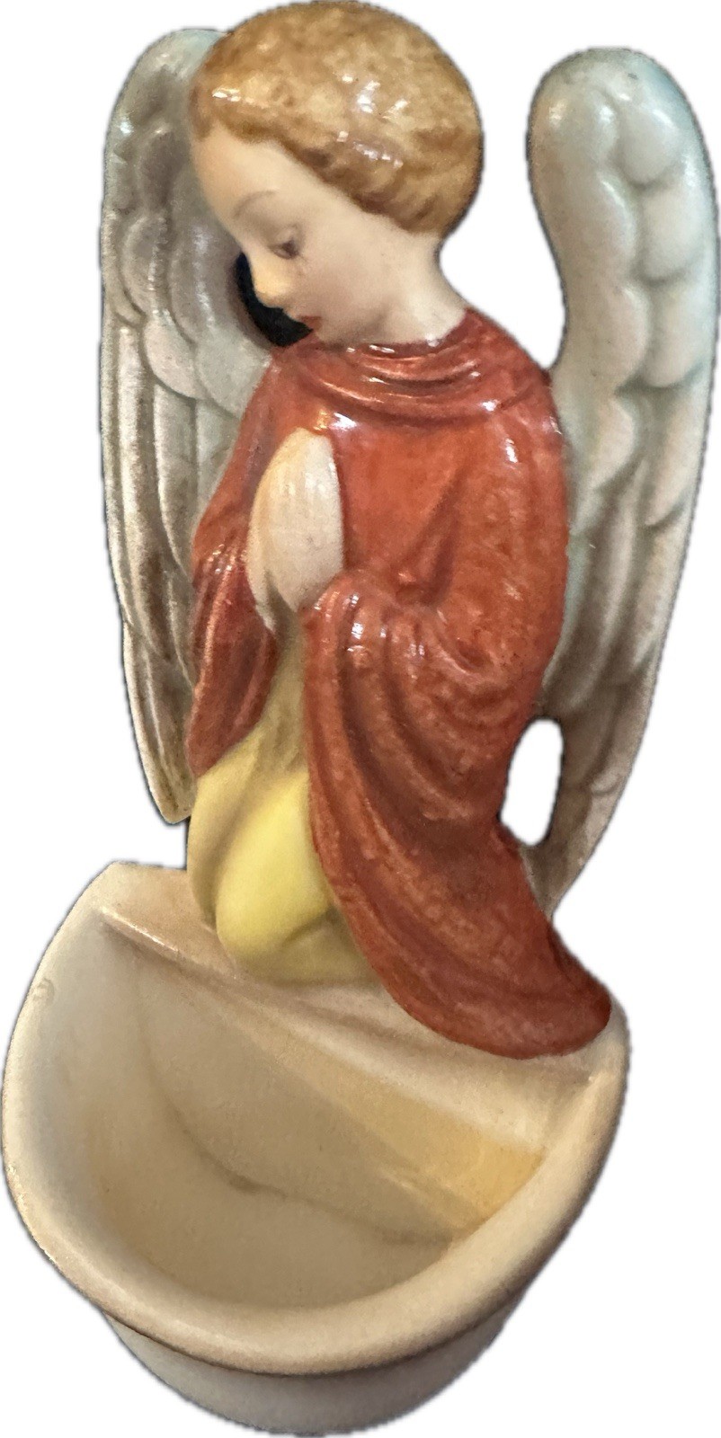 RARE Goebel Hummel Guardian Angel Holy Water Font TMK-1 - photo 2