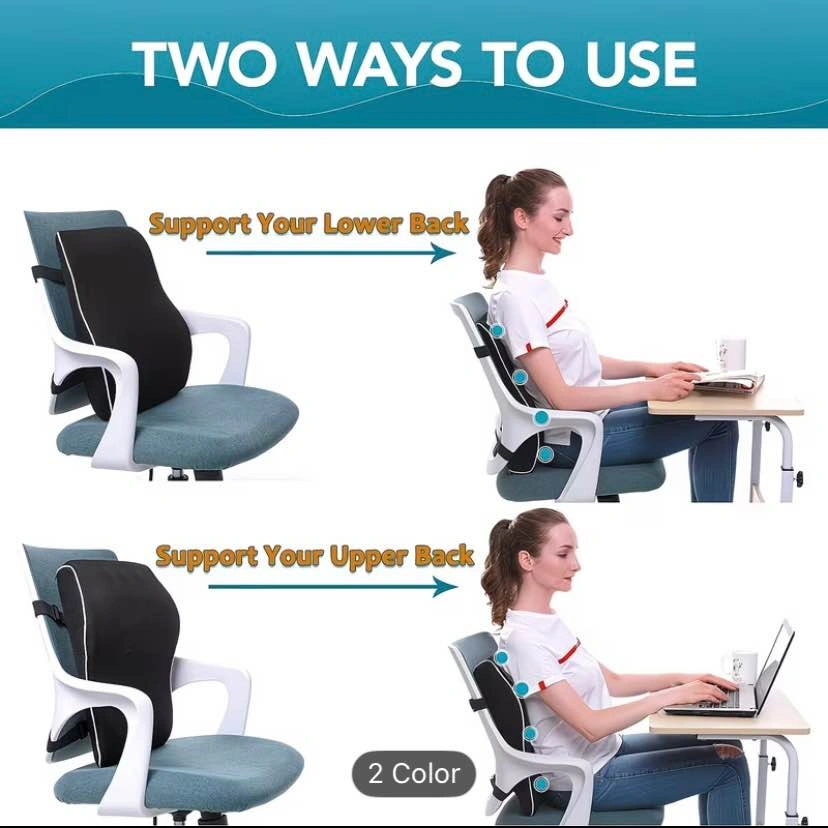 Ergonomic Memory Foam Lumbar Support Pillow - Brand New - photo 3