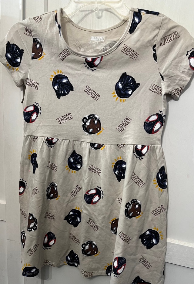 Girls Dress Marvel Comics Size L (10-12)