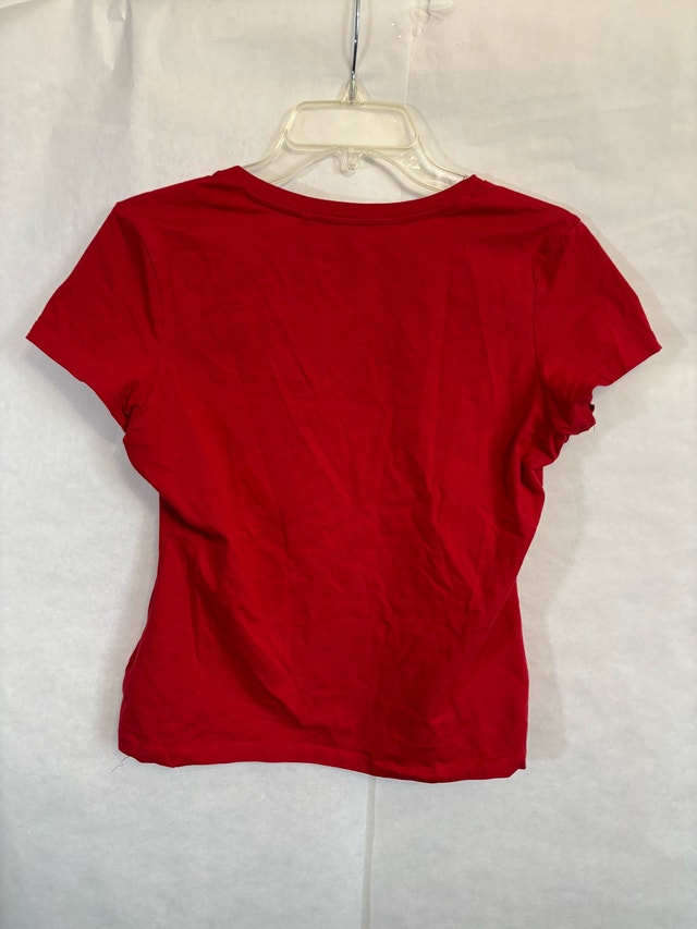 Red GUESS T-shirt Top Size Large - photo 2