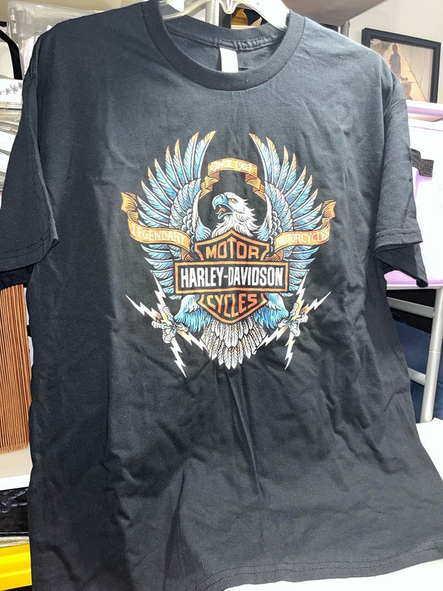 Harley Davidson Graphic Tee - Large