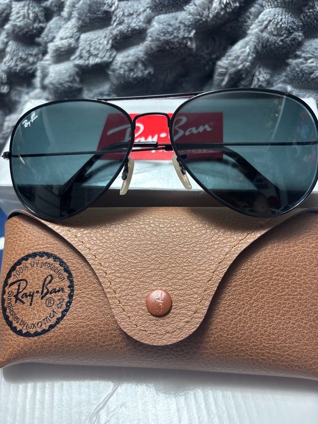 Ray-Bans Aviator Total Black Sunglasses - photo 2